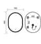 Дзеркало Mixxus Premium ELLIPSE MV05-90x70-REVERSE (LED Touch, Anti-fog (3-6,5kK)) (MP6644) - мініатюра 5