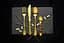 Набор столовых приборов Bergner Munich Gold matt 24 предмета (BG-5134-GD) - миниатюра 6