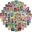Стикерпак GeekLand Manga Era: Legends and Heroes 250 штук - миниатюра 1