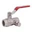 Кран кульовий з краном Маєвського SD Plus 1/2"В SD320W15 - мініатюра 1