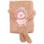 Блокнот А6 ZiBi Capybara Kids Line плюшевый клетка 80 листов (ZB700014) - миниатюра 4