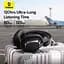 Накладные наушники Baseus Bowie H1s, Noise-Cancellation Wireless Headphones, BT5.4, ANC, 800mAh, 60h, 120h, black - миниатюра 13