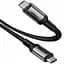 Кабель Baseus Cafule USB-C to USB-C 1m Black (CATKLF-GG1) [54147] - мініатюра 2