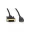 Кабель мультимедийный HDMI to DVI 24+1 1.8m Vinga (VCPHDMIDVI1.8) - миниатюра 3