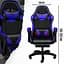 Крісло геймерське Yato Player з підставкою для ніг та масажем Blue/Black (100002) - мініатюра 3