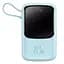 Портативна батарея Baseus Qpow Pro Digital Display Fast Charge Power Bank 10000 mAh 22.5W PPQD020103 Blue - мініатюра 1