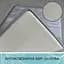 Сучасний килимок для ванної Aquarius з ефектом пам'яті М'який Антиковзкий 50 х 80 см Сірий у смужку - мініатюра 5