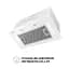Витяжка повновбудована Perfelli BIS 58844 WH 1200 LED - мініатюра 4