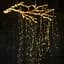 Гирлянда Роса новогодняя 2 м желтая от сети на 200 лампочек - миниатюра 3