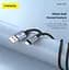 Кабель Foneng X95 Metal Head Braided Cable (3A) USB - Lightning (M/M), 1.2 м, Black (X95-CA-IP) - мініатюра 2