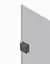 Двері в нішу Koer SR SD04-120x200-TR-07 прозоре скло Easy Clean 10 мм, graphite KR5388, універсальні, прозорий, графіт - мініатюра 4
