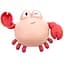 Игрушка для ванны Baby Team Краб (9040_розовый) - миниатюра 1