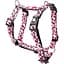 Шлея для собак Max & Molly H-Harness Leopard Pink L 2.5х52-79х70-97 см - мініатюра 1