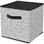 Корзина Idea Home Waves тканевая 30x30x30 см (NP-104L квад. ткан. Waves) - миниатюра 1