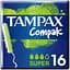 Тампони Tampax Compak Super, з аплікатором, 16 шт. - мініатюра 1