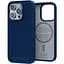 Чехол-накладка Njord Suede MagSafe Case Blue для iPhone 15 Pro (NA53SU01) - миниатюра 1