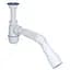 Сифон Waterstal А-32019 під Раковина 1 1/2″ з гнучкою трубою нестандарт 000013265, Білий - мініатюра 1