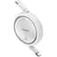 Кабель Baseus Free2Draw Mini Retractable Charging Cable Type-C to Type-C 100W 1 м Moon білий - мініатюра 3