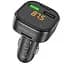 АЗУ FM модулятор Borofone BC43 Flash 18W+QC3.0 (2USB-A) Black - миниатюра 1