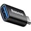 Адаптер Baseus Mini OTG Type-C/USB-A 3.1 Black (ZJJQ000001) - миниатюра 1