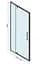 Душова кабіна Rea Rapid Swing 90x120 black REA-K6422 + REA-K6413, Чорний матовий, Універсальна, прозрачний, Чорний матовий - мініатюра 6