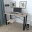 Письменный стол Ferrum-decor Драйв 750x1400x700 Черный металл ДСП Дуб Сонома Трюфель 32 мм (FRD-103405) - миниатюра 1