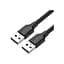 Дата кабель USB 2.0 AM/AM 1.0m black Ugreen (10309) - мініатюра 1