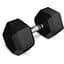Гантеля шестигранна Trex Sport прогумована TX-175RD 17,5кг - мініатюра 1