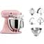 Планетарный миксер KitchenAid Artisan 4.8 л сухая роза (5KSM175PSEDR) - миниатюра 4