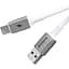 Кабель Proove Flex Metal USB-A to USB-C 2.4A 1m White (CCFM20001202) [130339] - мініатюра 2