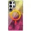 Чехол TPU Shiny Mountain (MagFit) для Samsung Galaxy S24 Ultra Yellow / Pink - миниатюра 1