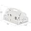 Книжная полка Mealux Talee White (KD-E162 White) - миниатюра 3