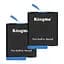 2-Pack KingMa GoPro SPBL1B комплект з 2 акумуляторів - мініатюра 1