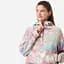 Толстовка жіноча Picture Organic Quenda 1/2 Zip Printed Women M Блакитний-Рожевий - мініатюра 3