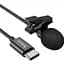 Петличний мікрофон Hoco L14 Type-C 2m Black (761156) [136293] - мініатюра 3