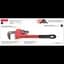 Ключ трубний INTERTOOL HT-0183, тип Stillson, довжина 350 мм, ширина захоплення 65 мм, сталевий корпус - мініатюра 5