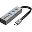 Концентратор Promate USB-C 4-in-1 порти Promate mediahub-c3.grey (mediahub-c3.grey) - миниатюра 1