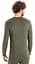 Термокофта Icebreaker 200 Oasis LS Crewe Ski Stripes Men Loden Heather M (1052-IB0 A56 HU069 M) - мініатюра 3