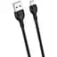 Кабель XO NB200 2.1A USB cable for Lightning 1 м Чорний - мініатюра 1