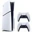 Игровая приставка Sony PlayStation 5 Slim с Blu-ray приводом + дополнительный джойстик DualSense White - миниатюра 1