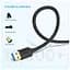 Дата кабель USB 3.0 AM/AM 0.5m US128 black Ugreen (10369) - мініатюра 3