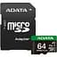 Карта пам'яті ADATA microSDXC Speed Plus 64Gb Class 10 UHS-1 A2 V30 + SD адаптер (UD64GUI3V30A2SP-RA1) [162137] - мініатюра 1