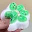 Сквіш антістрес UFT Squish Cat Paw Fluffy 5 Пухнаста лапка Green - мініатюра 5