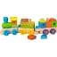 Дерев'яний поїзд Viga Toys Кубики (50572) - мініатюра 1