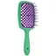 Щітка для волосся Janeke Superbrush, зелена з фуксією - мініатюра 1