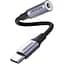 Перехідник USB Type-C для 3.5 mm Ugreen AV161 з DAC chip аудіоадаптер для навушників Space Grey (80154) - мініатюра 1