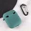 Чехол Silicone Case + Carabine для Apple AirPods Pine Green [38088] - миниатюра 3