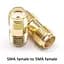 SMA переходник с SMA female на SMA female без штырьков с 2-х сторон (100852) - миниатюра 3