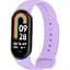 Силиконовый ремешок BeCover для Xiaomi Mi Smart Band 8 Light Purple (709405) - миниатюра 1