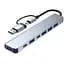 USB C Hub 7 в 1 – Алюмінієвий USB-розширювач  - мініатюра 1